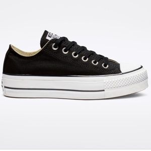 Black platform Converse All Star